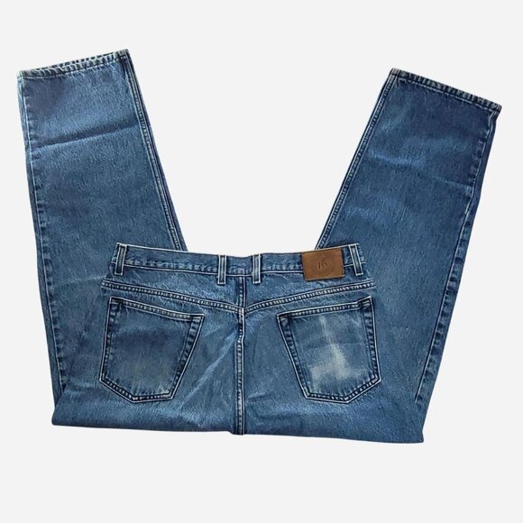 Members Mark Straight Leg Blue Jeans | 36x29 | 100% Cotton | High Rise - Picture 3 of 4